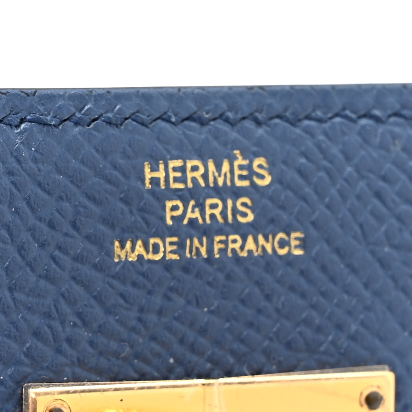 Epsom Medium Kelly Wallet Bleu Agate