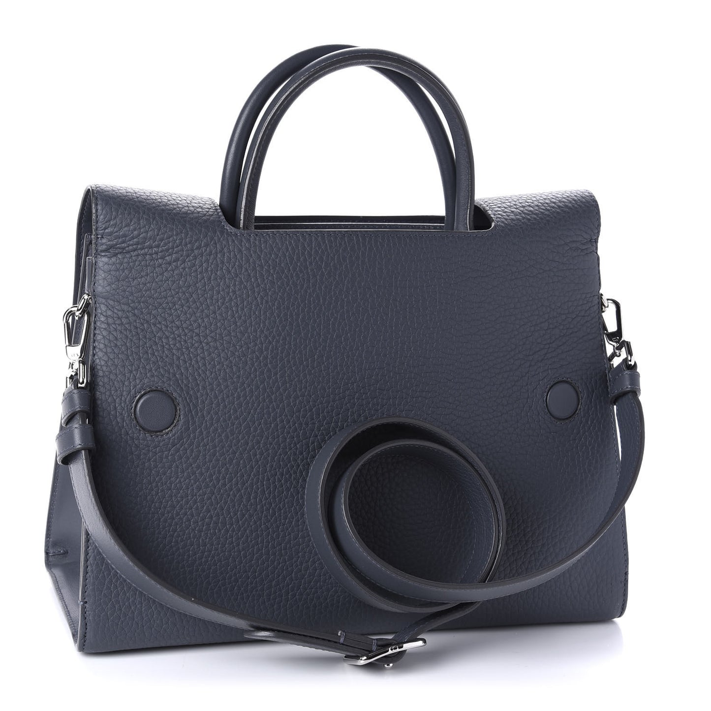 Calfskin Medium Diorever Flap Meteorite Grey