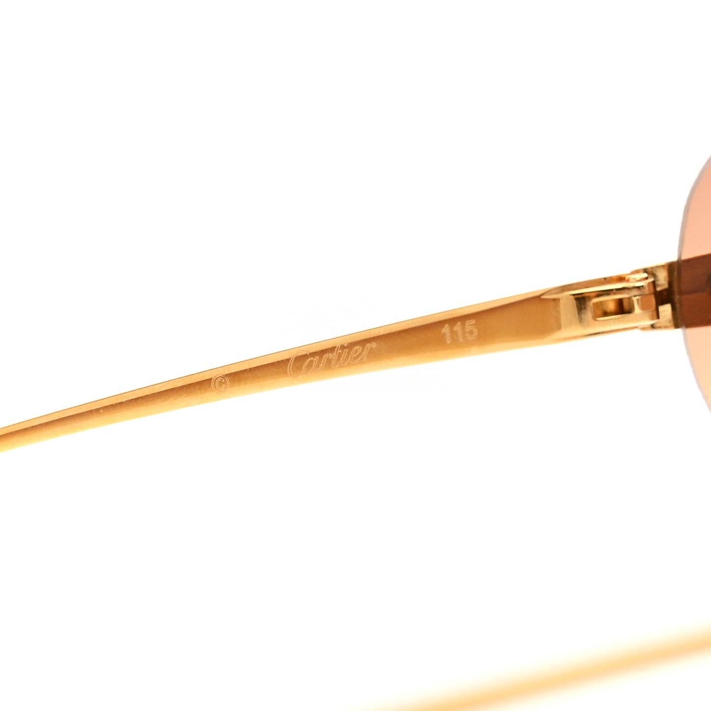 Panthere De Cartier Sunglasses CT0266S Gold