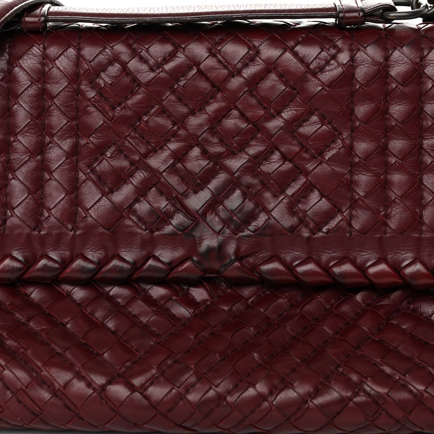 Bottega Veneta Nappa Intrecciato Stitched Small Olimpia Shoulder Bag Opera 8 of 11