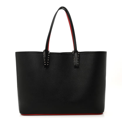 Christian Louboutin Calfskin Empire Spikes Large East West Cabata Tote Black 1 of 11