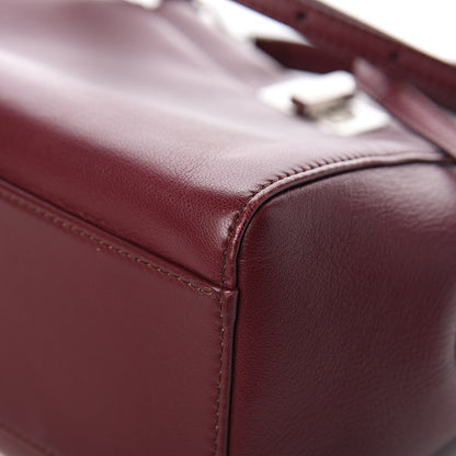 Fendi Nappa Mini Peekaboo Iconic Satchel Bordeaux 14 of 15