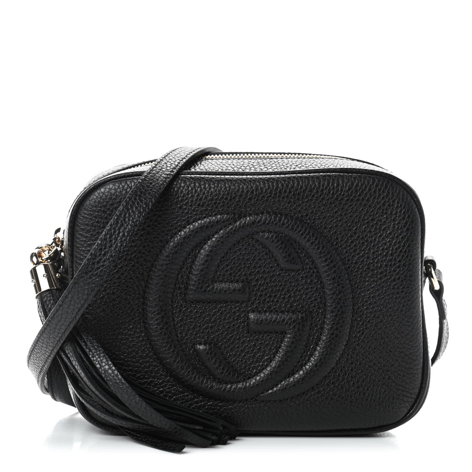 Gucci Pebbled Calfskin Small Soho Disco Bag Black 1 of 17