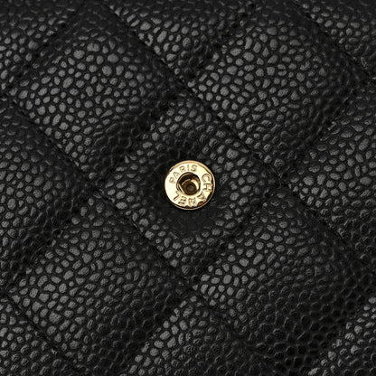 Chanel Caviar Quilted Wallet on Chain WOC Black 13 of 13