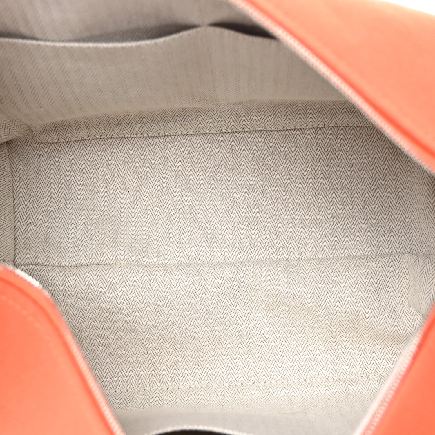 Hermes Canvas Large Bride-A-Brac Pouch Orange Feu Burgundy 5 of 7