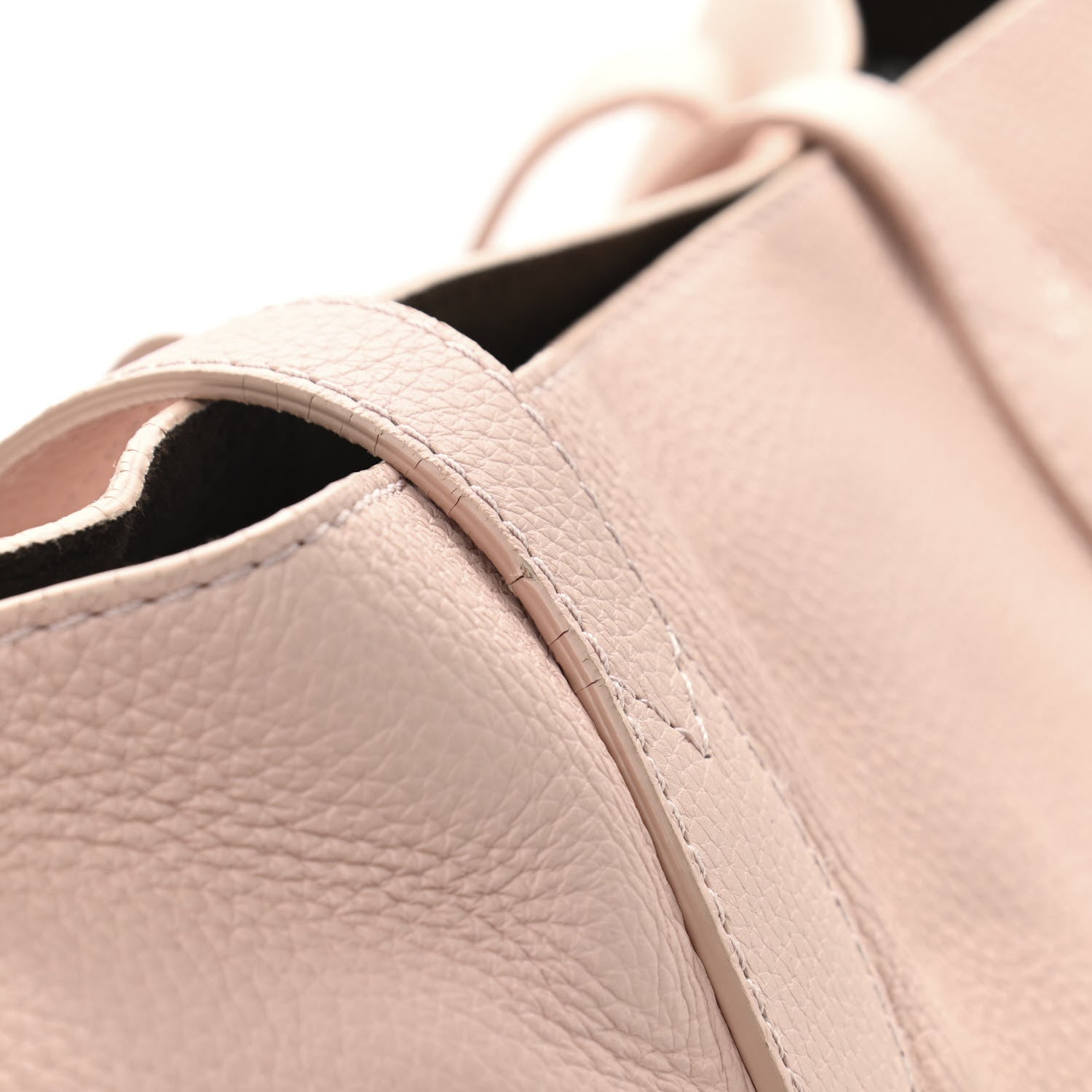 Burberry Grainy Calfskin Remington Tote Pale Ash Rose 13 of 14