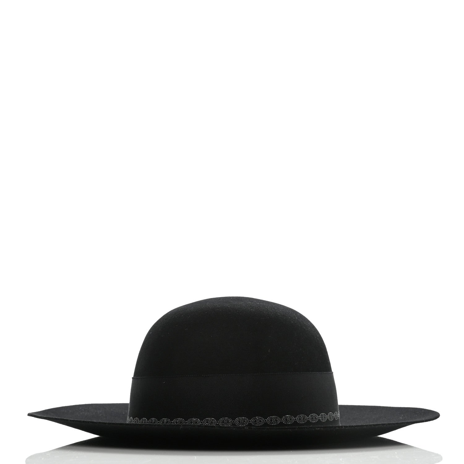 Hermes Rabbit Felt Betty Hat 58 Black 4 of 9