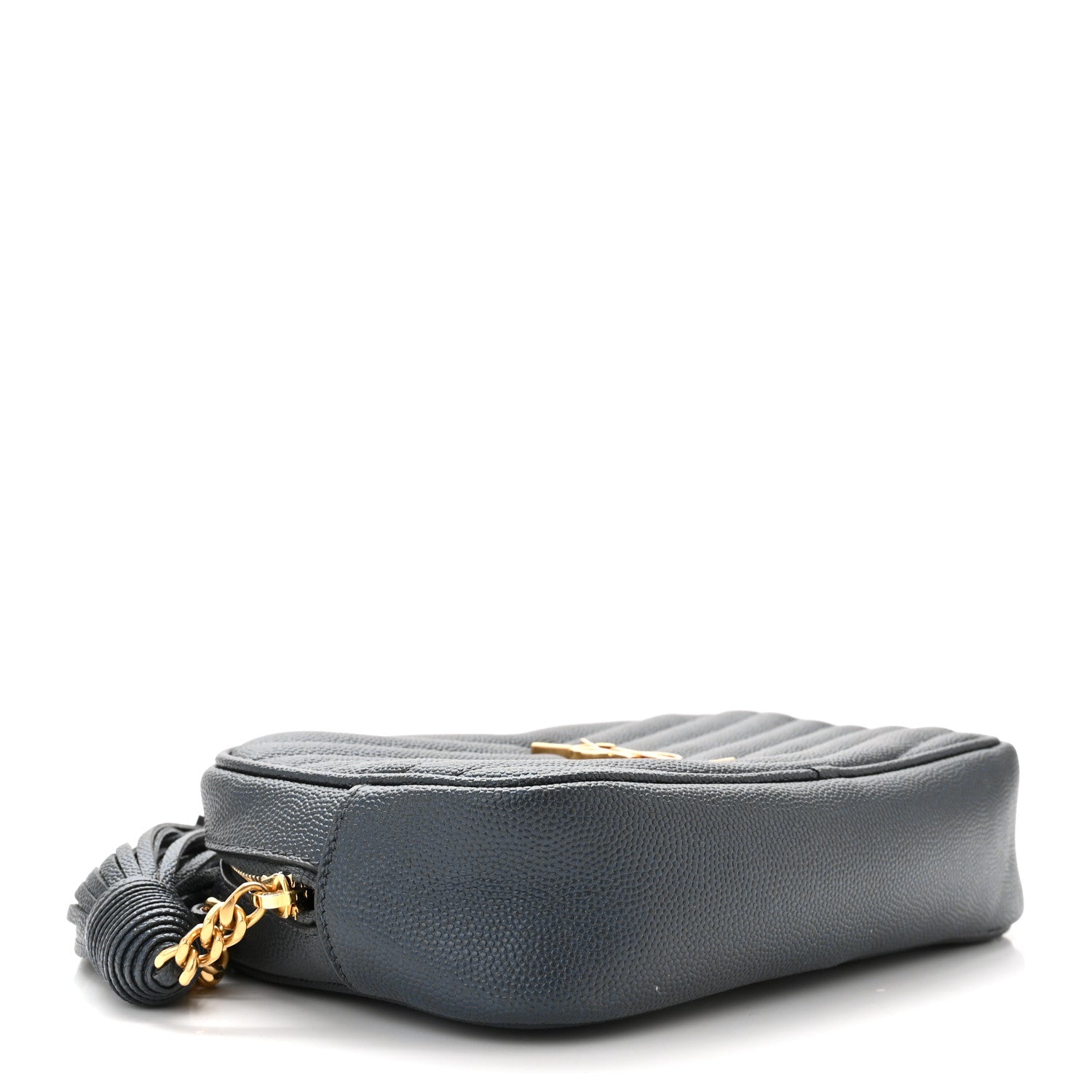 Saint Laurent Grain De Poudre Matelasse Monogram Mini Lou Camera Bag Faggio 4 of 11