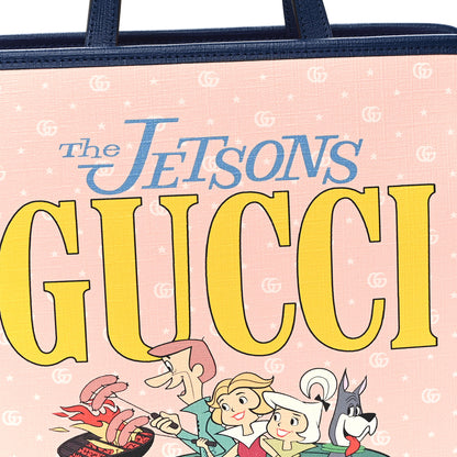 Gucci Coated Canvas The Jetsons Childrens Tote Pink Multicolor 8 of 10