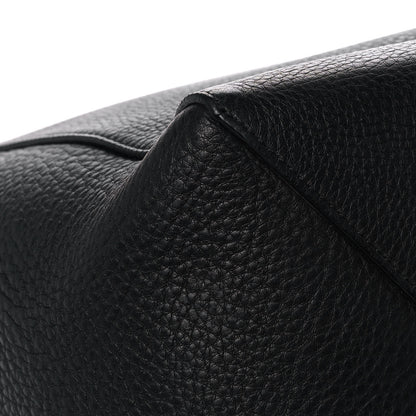 Celine Grained Calfskin Medium Horizontal Cabas Phantom Black 13 of 19