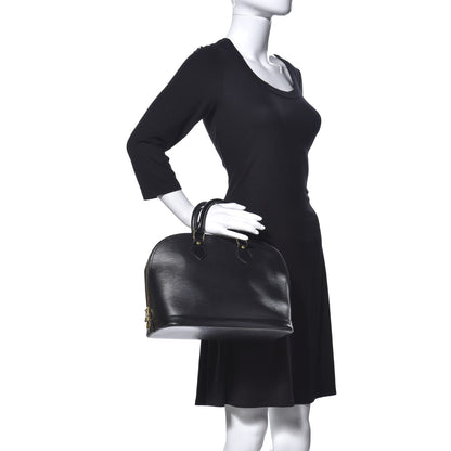 Louis Vuitton Epi Alma PM Black 2 of 13
