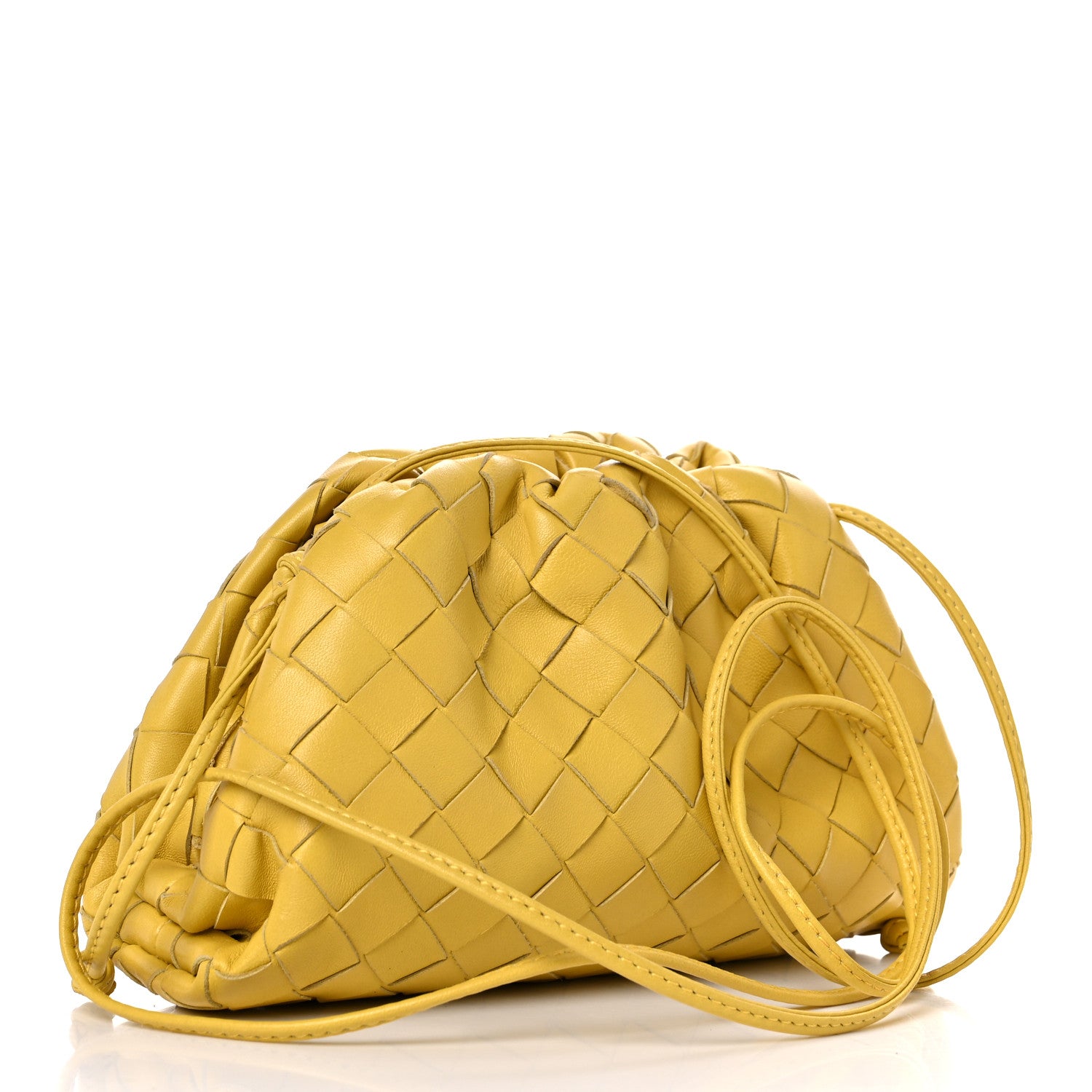 Bottega Veneta Nappa Intrecciato The Mini Pouch Buttercup 3 of 12