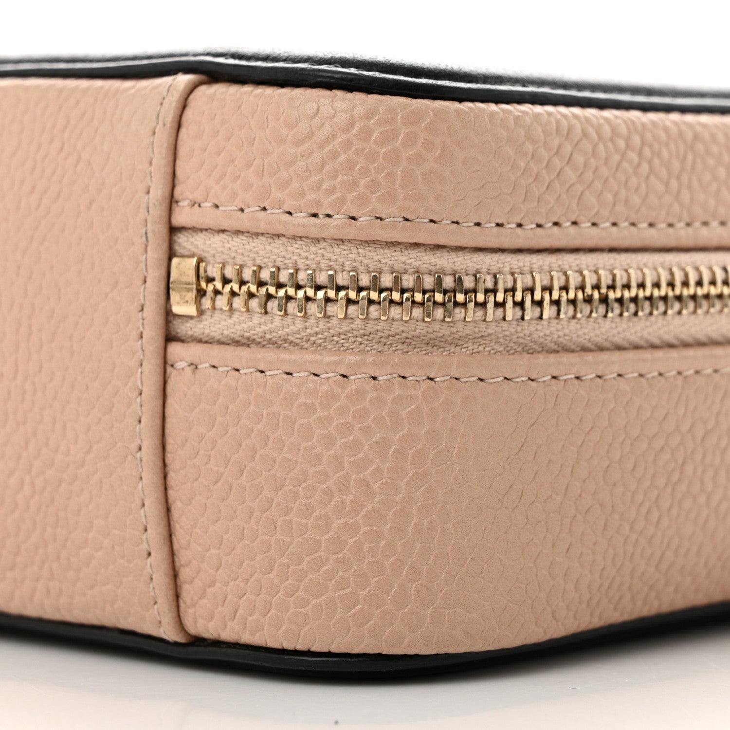 Chanel Caviar Quilted CC Filigree Vanity Clutch With Chain Beige Black 10 of 10