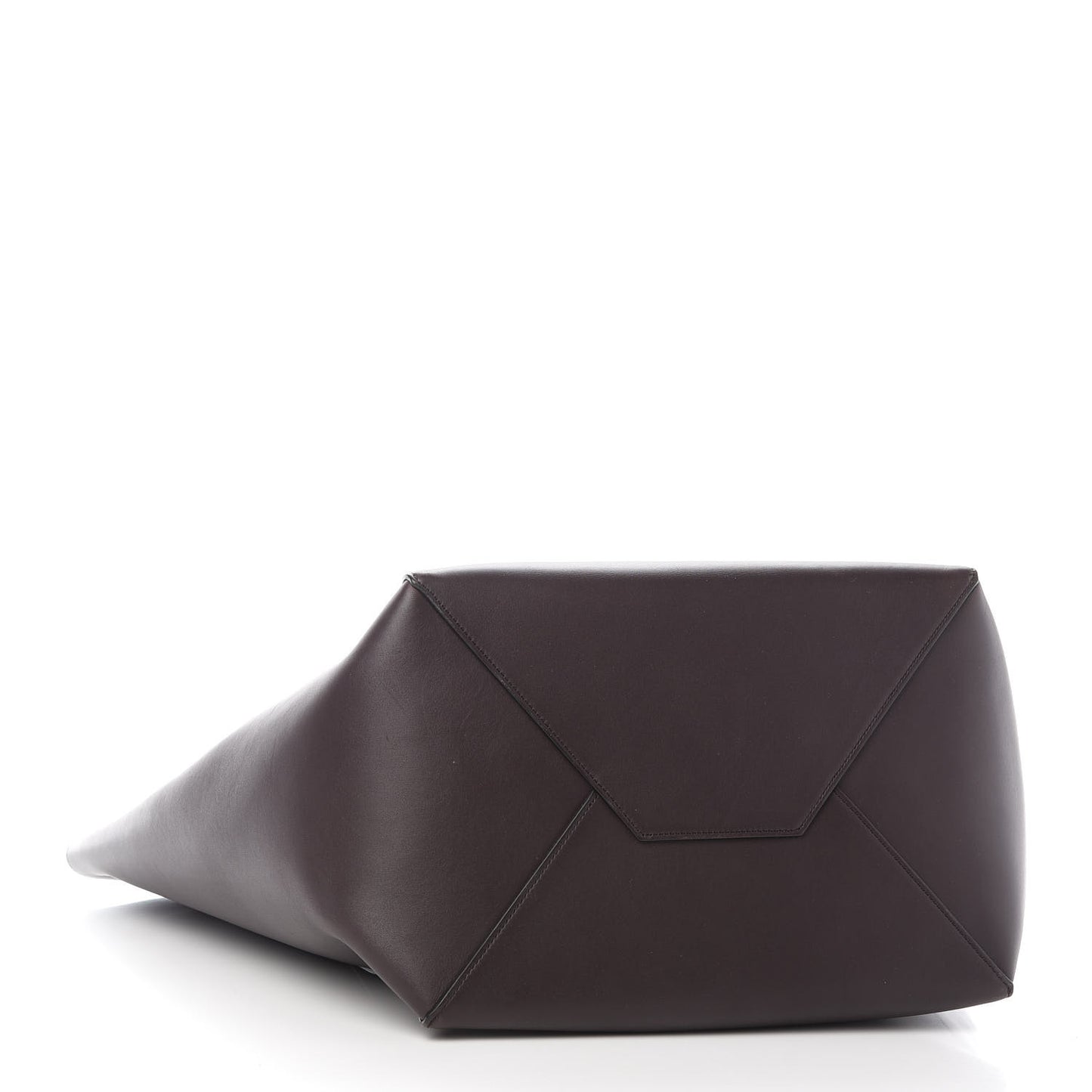 Smooth Calfskin Small Belt Cabas Phantom Dark Brown