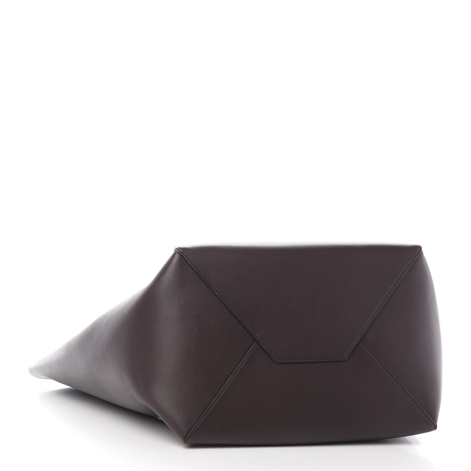 Celine Smooth Calfskin Small Belt Cabas Phantom Dark Brown 4 of 11