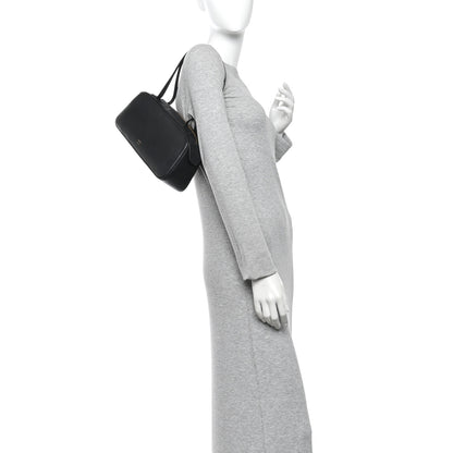 Khaite Calfskin Simona Shoulder Bag Black 2 of 9