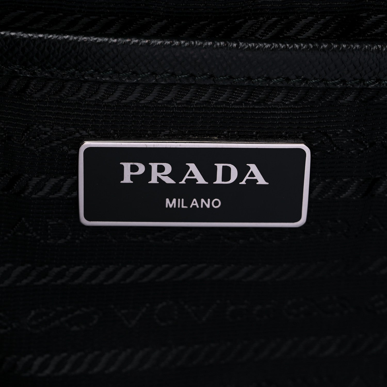 Prada Tessuto Nylon Saffiano Medium Backpack Black 5 of 11