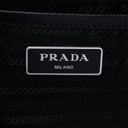 Prada Tessuto Nylon Saffiano Medium Backpack Black 5 of 11