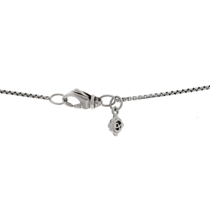 David Yurman Sterling Silver 18K Yellow Gold 30mm Thoroughbred Pendant Necklace 4 of 4
