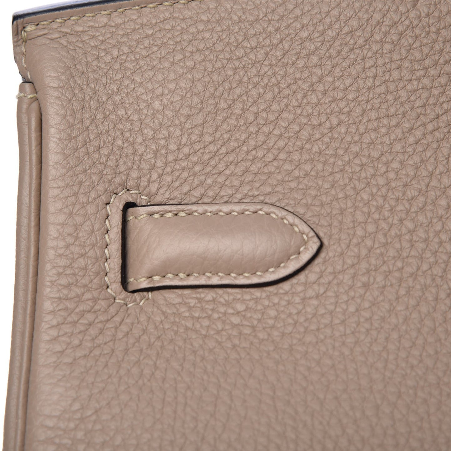 Taurillon Clemence Birkin 35 Gris Tourterelle