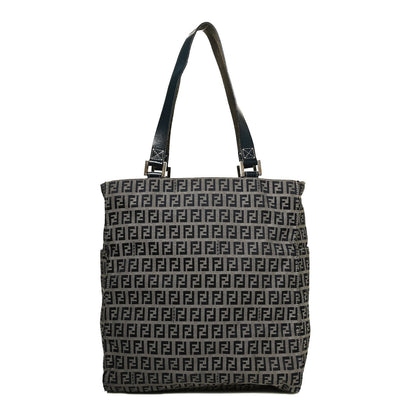 Fendi Zucchino Shopping Tote Navy 1 of 9