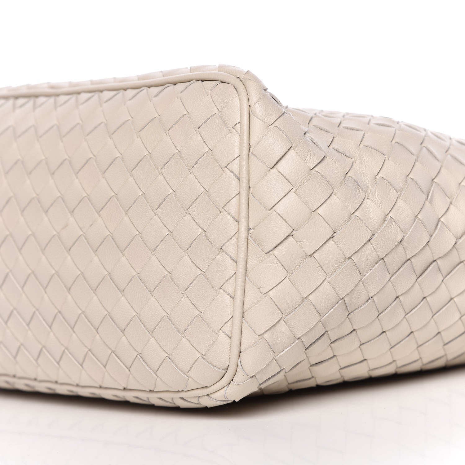 Bottega Veneta Nappa Intrecciato Small Shoulder Bag White 10 of 11