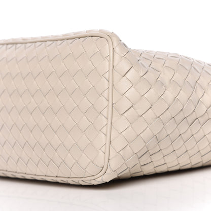 Bottega Veneta Nappa Intrecciato Small Shoulder Bag White 10 of 11