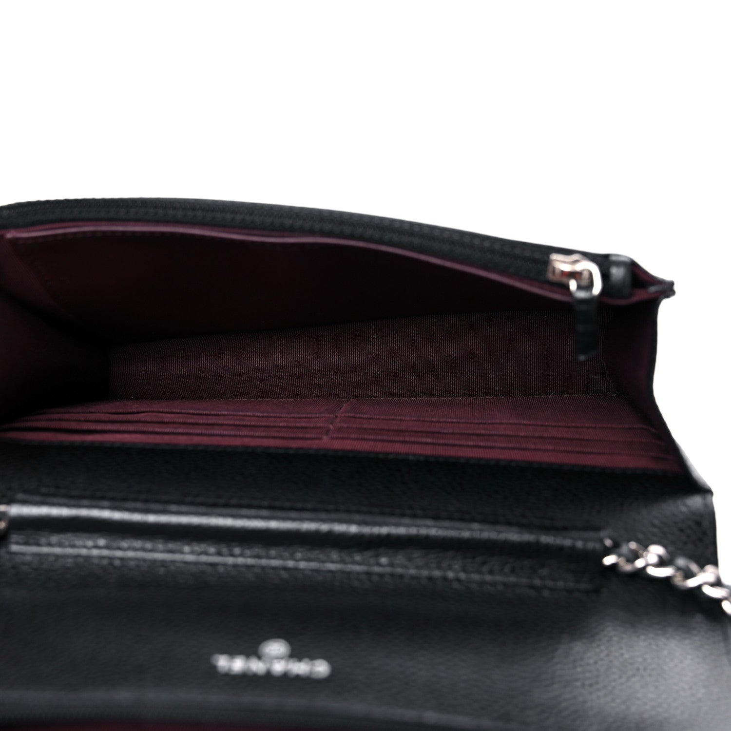 Chanel Caviar Quilted Wallet On Chain WOC Black 5 of 13