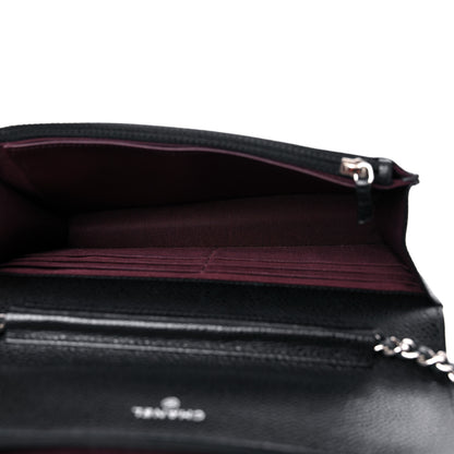 Chanel Caviar Quilted Wallet On Chain WOC Black 5 of 13