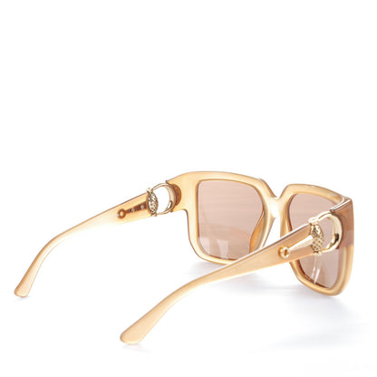 Gucci Square Frame Horsebit Sunglasses 3713/S Beige 3 of 5
