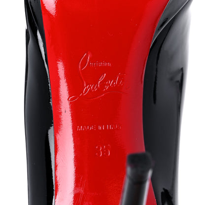 Christian Louboutin Patent Decollete 868 100 Pumps 35 Black 6 of 13