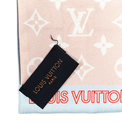 Louis Vuitton Silk Monogram Lock It Bandeau Bleu Glacier 3 of 3