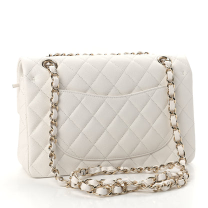 Chanel Caviar Quilted Small Double Flap White 2 of 8