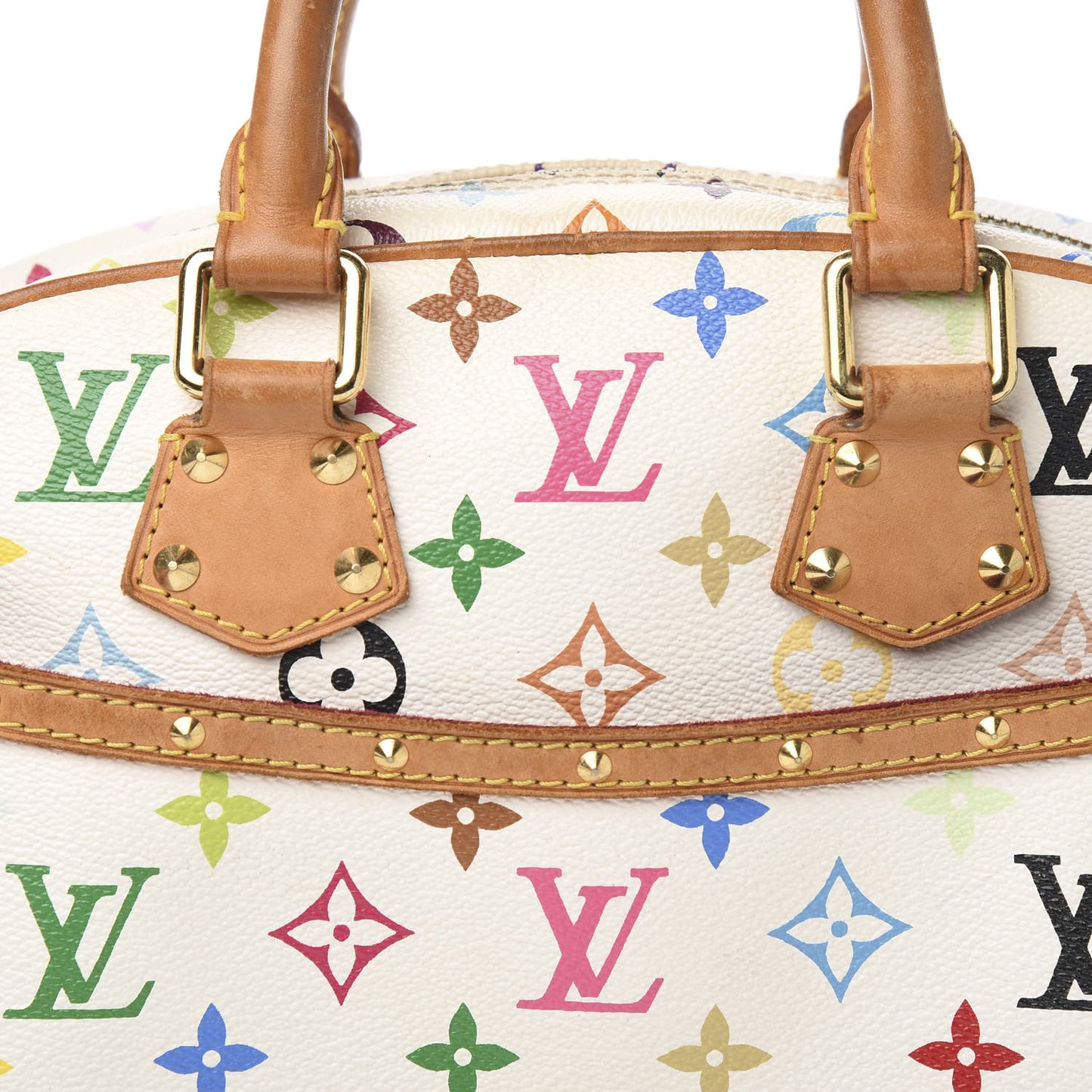 Monogram Multicolor Trouville White