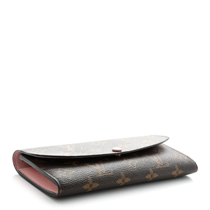 Louis Vuitton Monogram Emilie Wallet Rose Ballerine 4 of 13