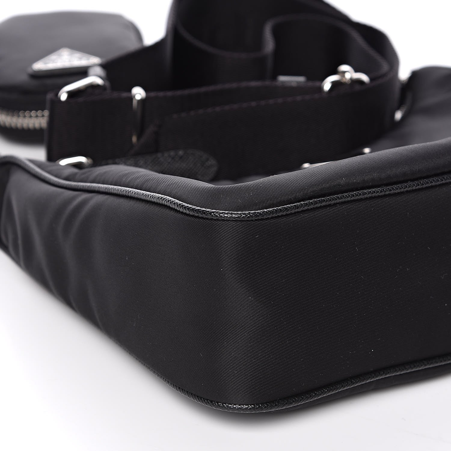 Prada Nylon Re-Edition 2005 Shoulder Bag Black 8 of 13