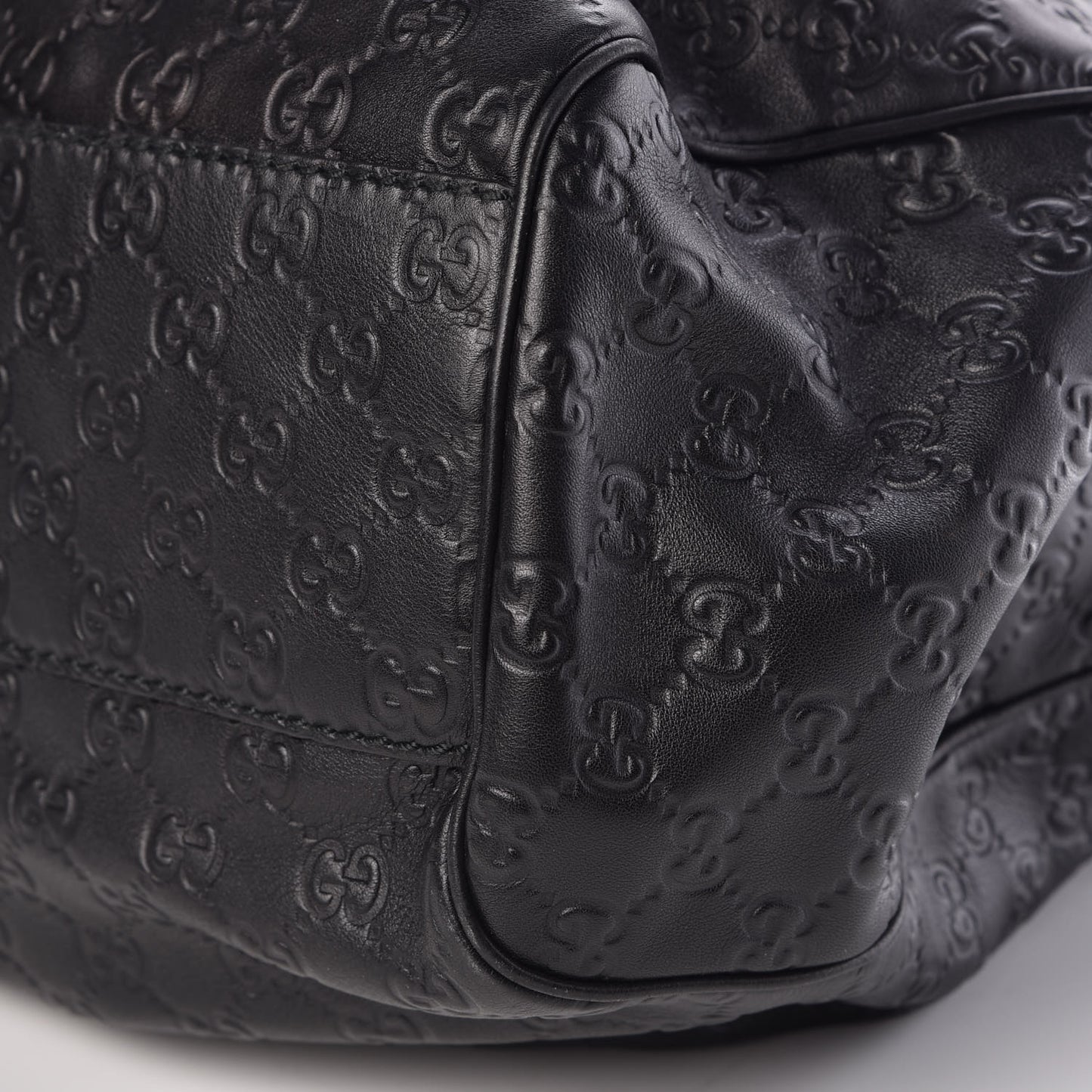 Guccissima Large Sukey Tote Black