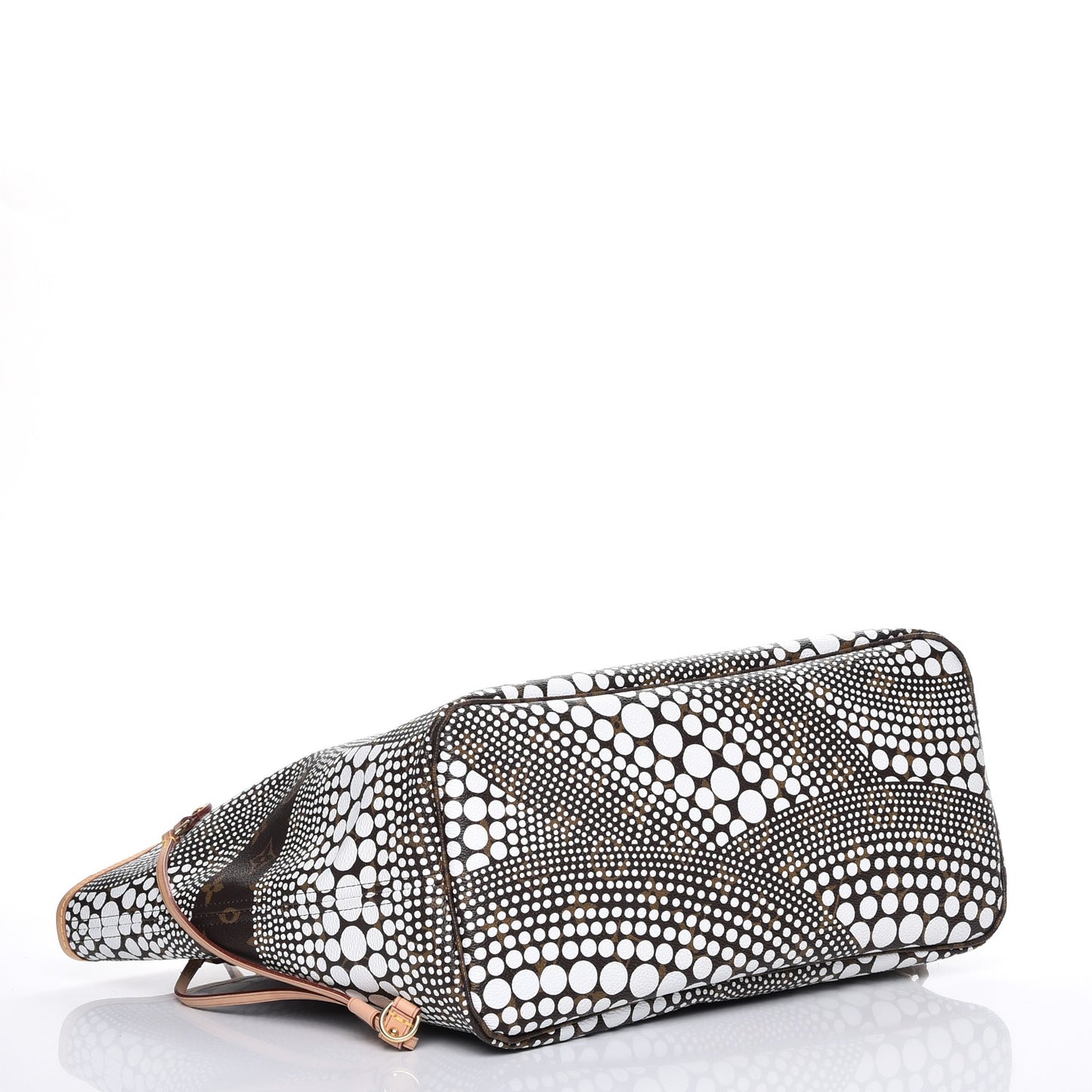 Monogram Kusama Waves Neverfull MM White