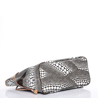 Louis Vuitton Monogram Kusama Waves Neverfull MM White 4 of 7
