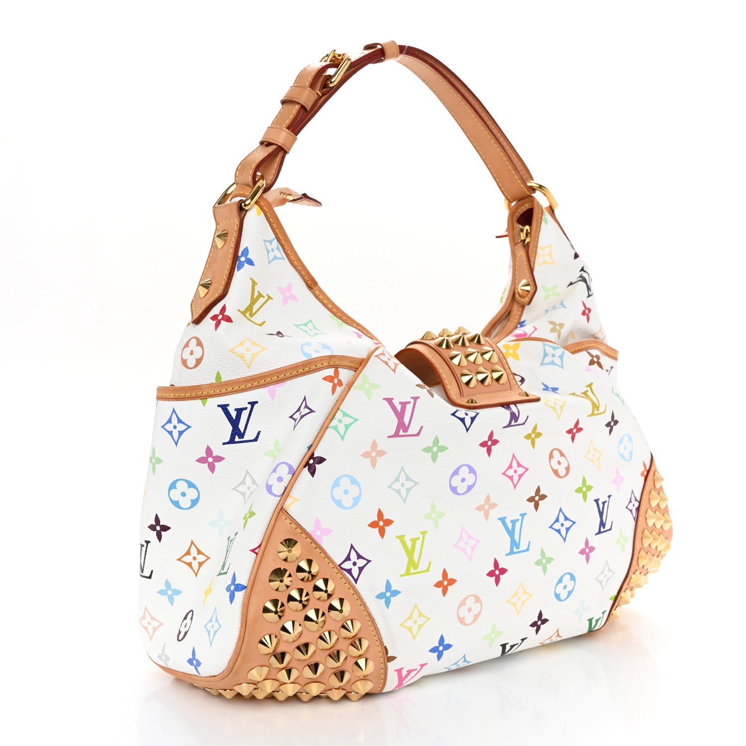 Louis Vuitton Monogram Multicolor Chrissie White 3 of 10
