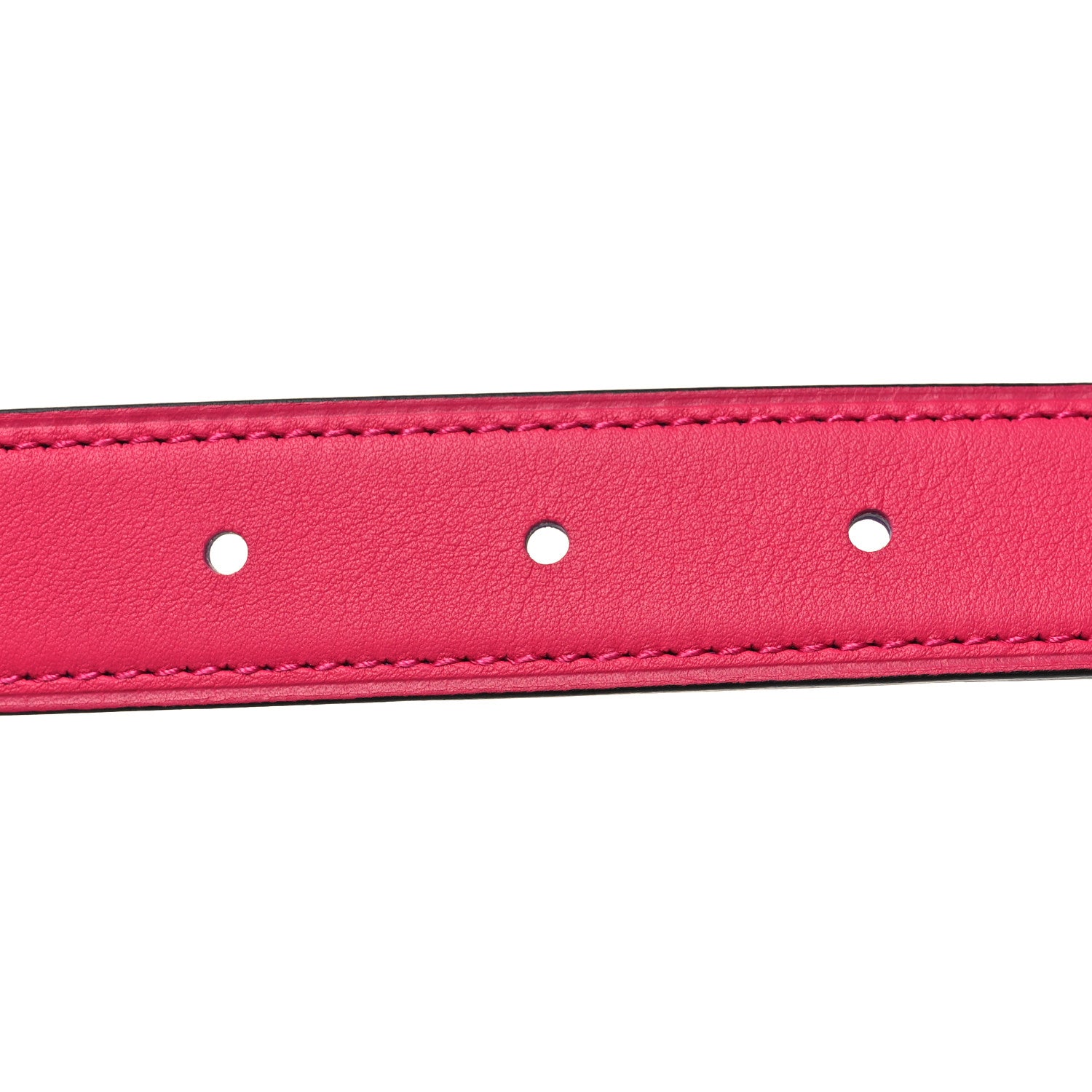 Hermes Epsom Swift 32mm H Belt 90/36 Rose Mexico Anemone 4 of 6