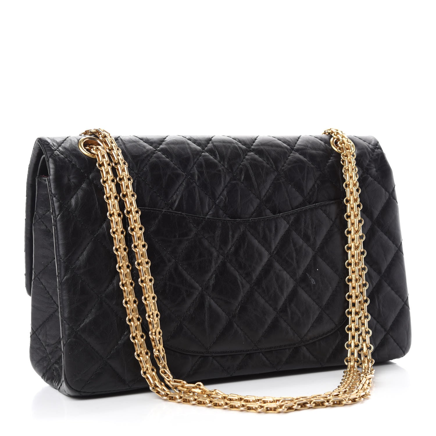 Chanel Aged Calfskin Quilted 2.55 Reissue 226 Flap Black 3 of 12