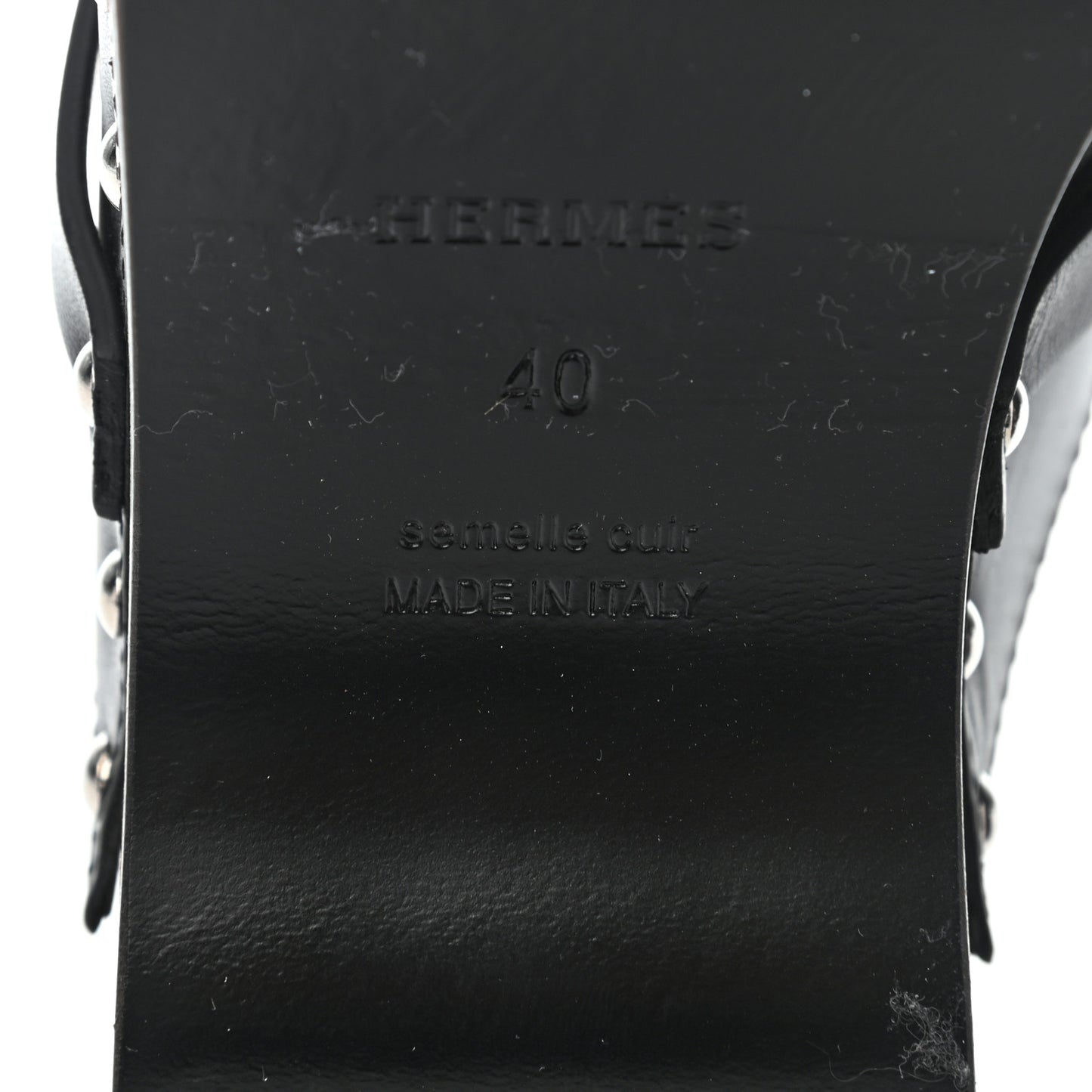 Calfskin Carlotta Mules 40 Black