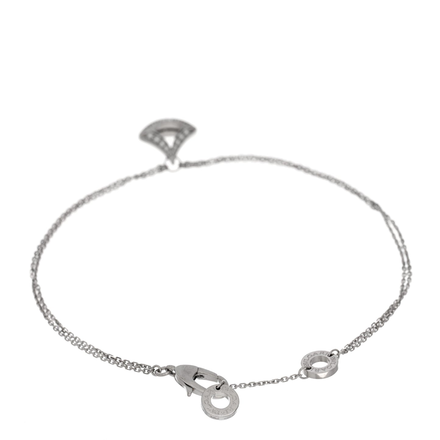 18K White Gold Diamond Divas' Dream Openwork Bracelet ML