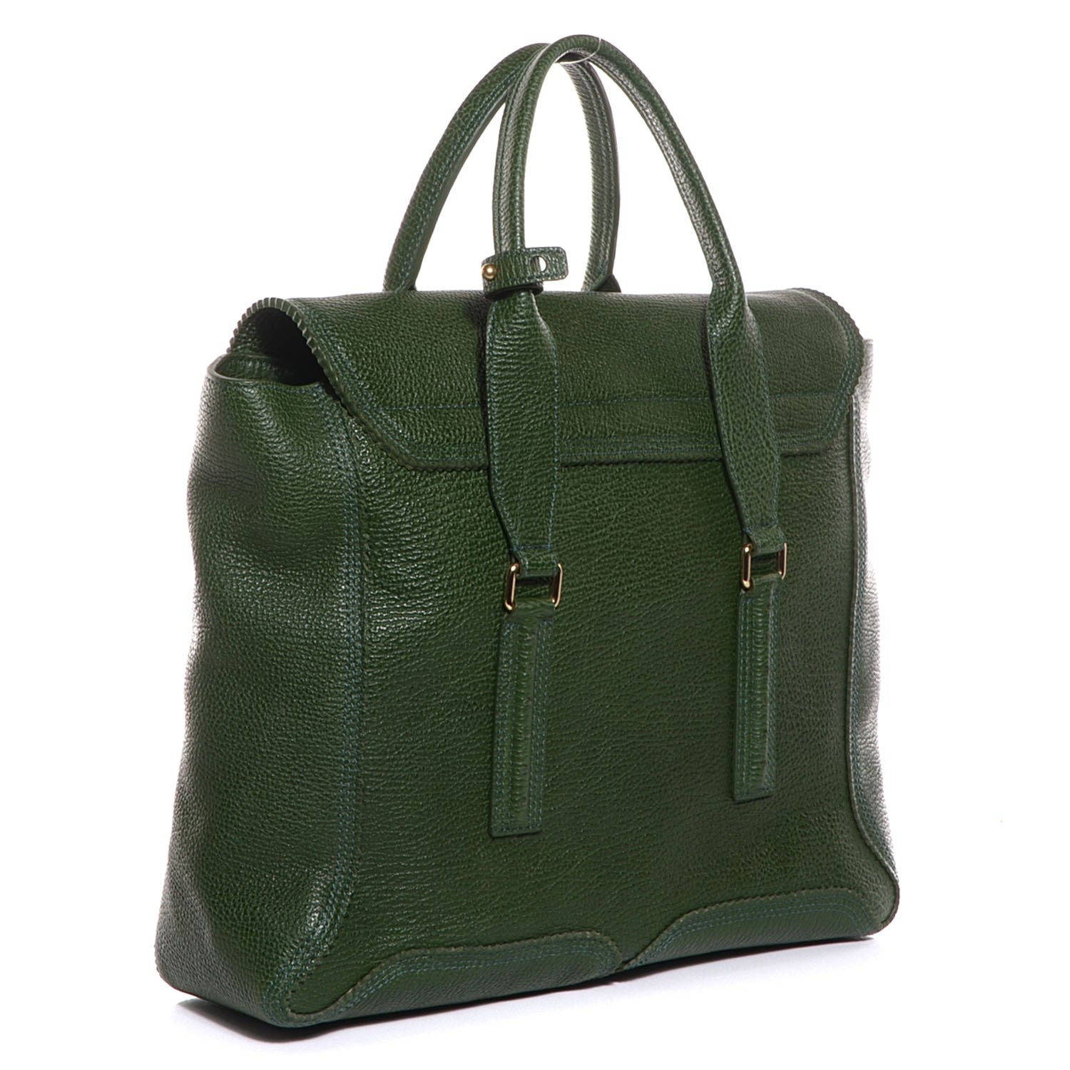 3.1 Phillip Lim 3.1 Leather Large Pashli Satchel Jade 3 of 16