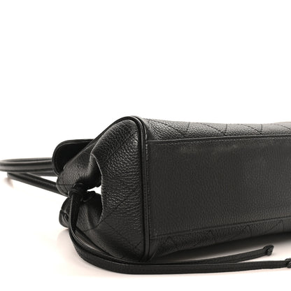 Chanel Grained Calfskin Stitched Urban Essentials Small Shopping Bag Black 10 of 11