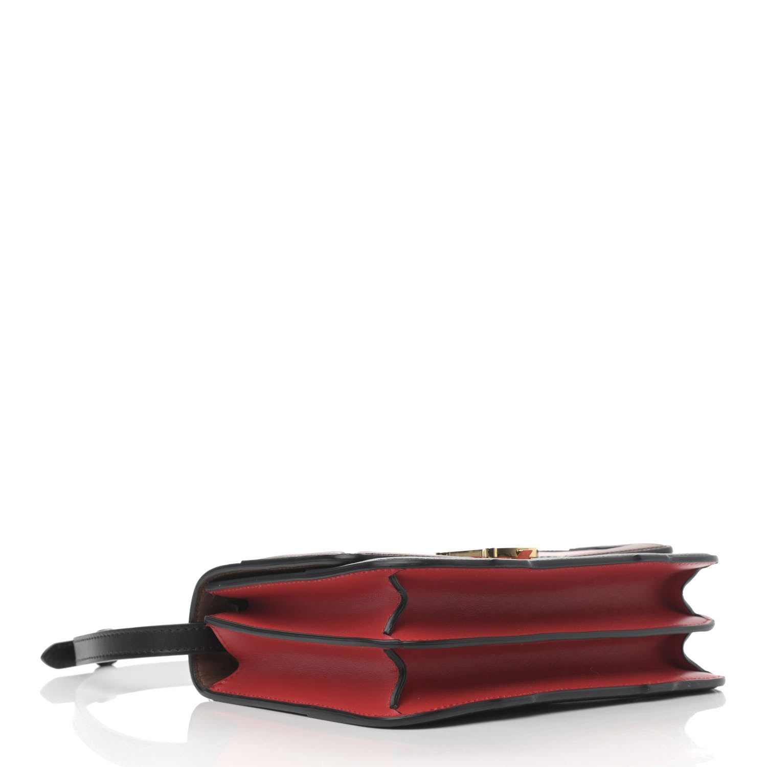 Burberry Applique Smooth Calfskin Small TB Bag Bright Red 4 of 11