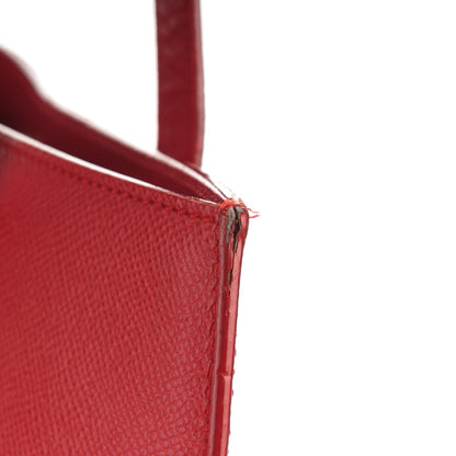 Chanel Grained Calfskin Shopping Tote Red 8 of 12