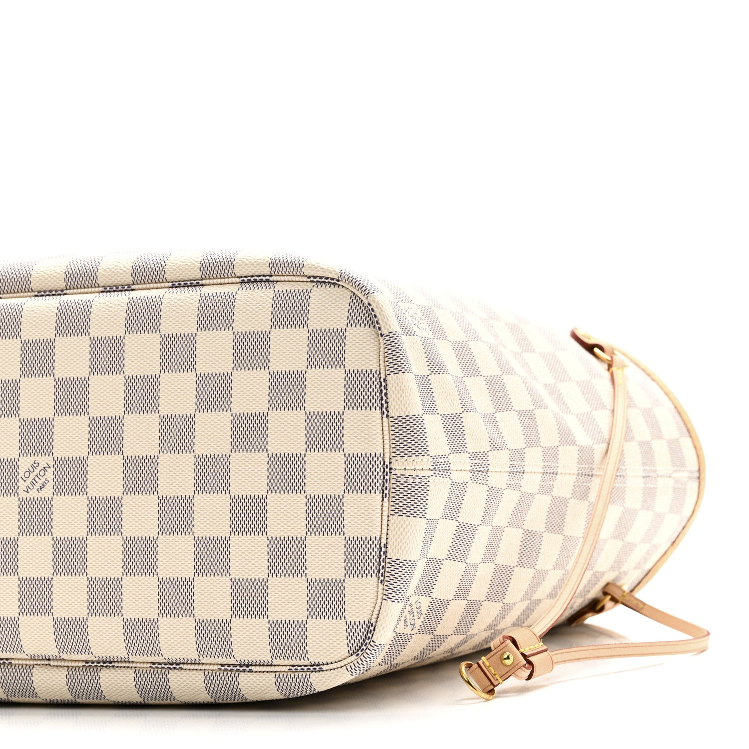 Louis Vuitton Damier Azur Neo Neverfull MM Rose Ballerine 10 of 10