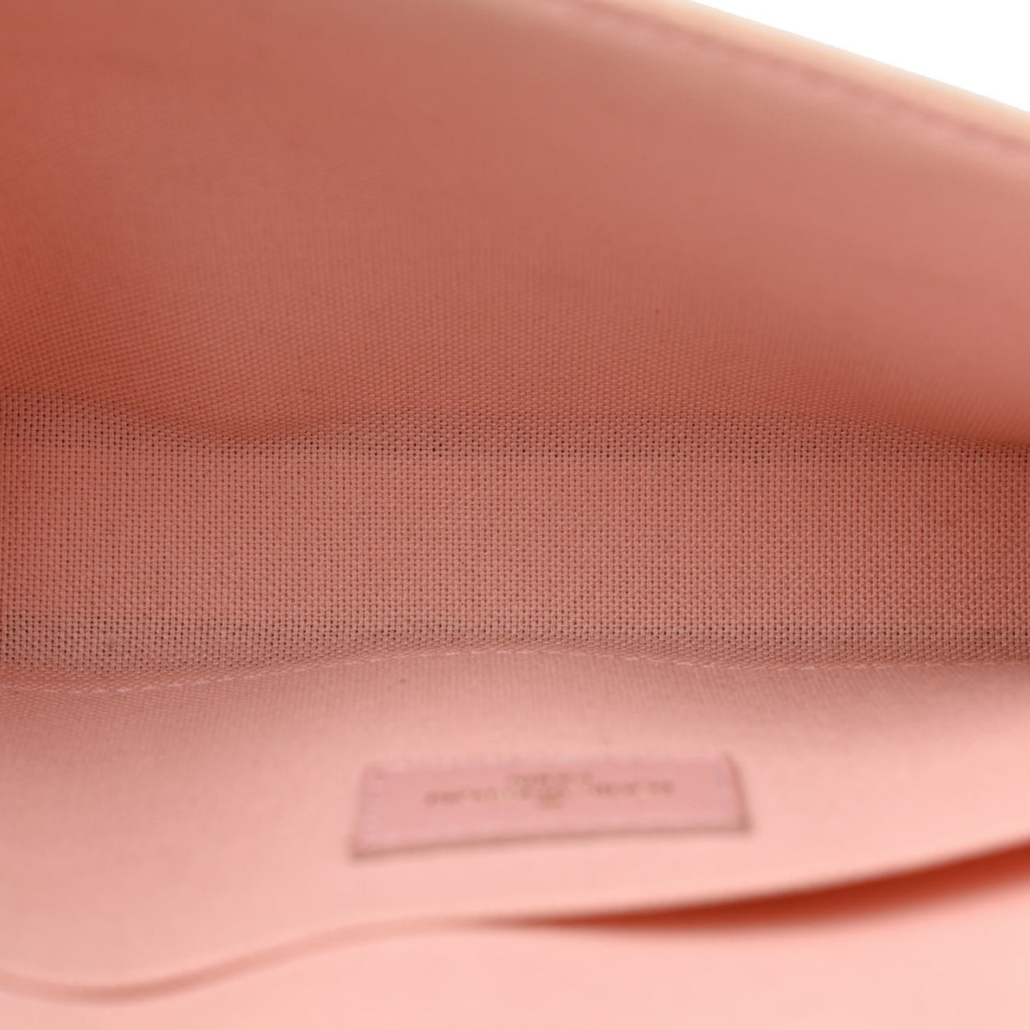 Damier Azur Pochette Felicie Chain Wallet Rose Ballerine